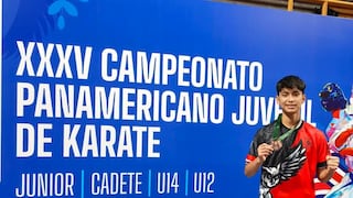 Iqueño Flavio Medrano sube al podio panamericano y gana bronce en karate