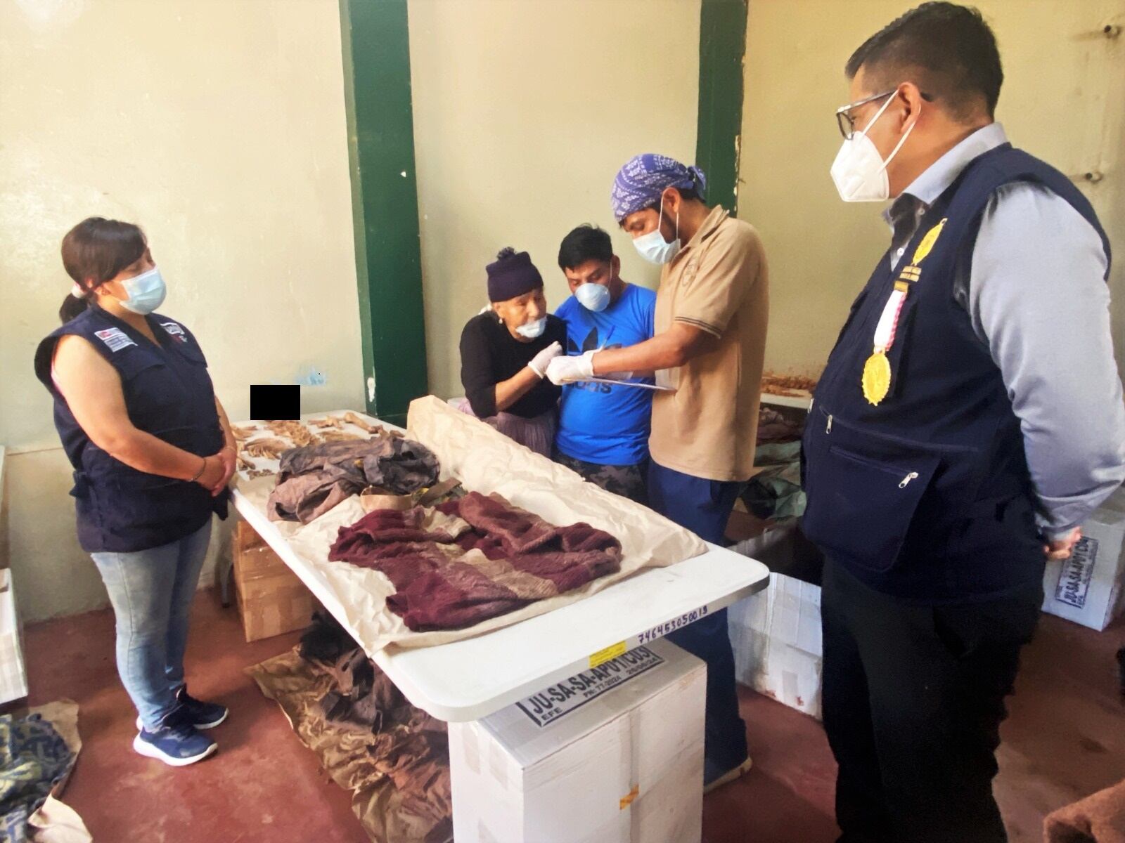 Gracias al Ministerio Público reconocieron restos de víctimas de los años 90