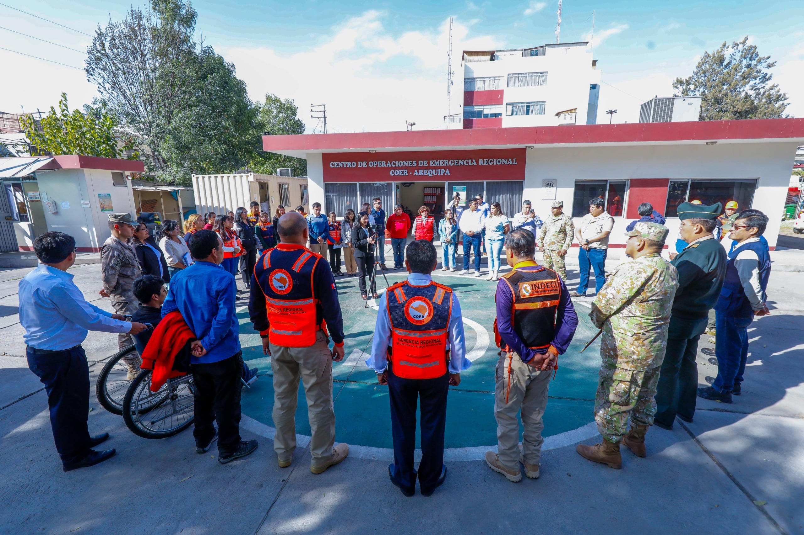 II Simulacro Nacional Multipeligro 2026 en Arequipa. Foto: Gobierno Regional de Arequipa.
