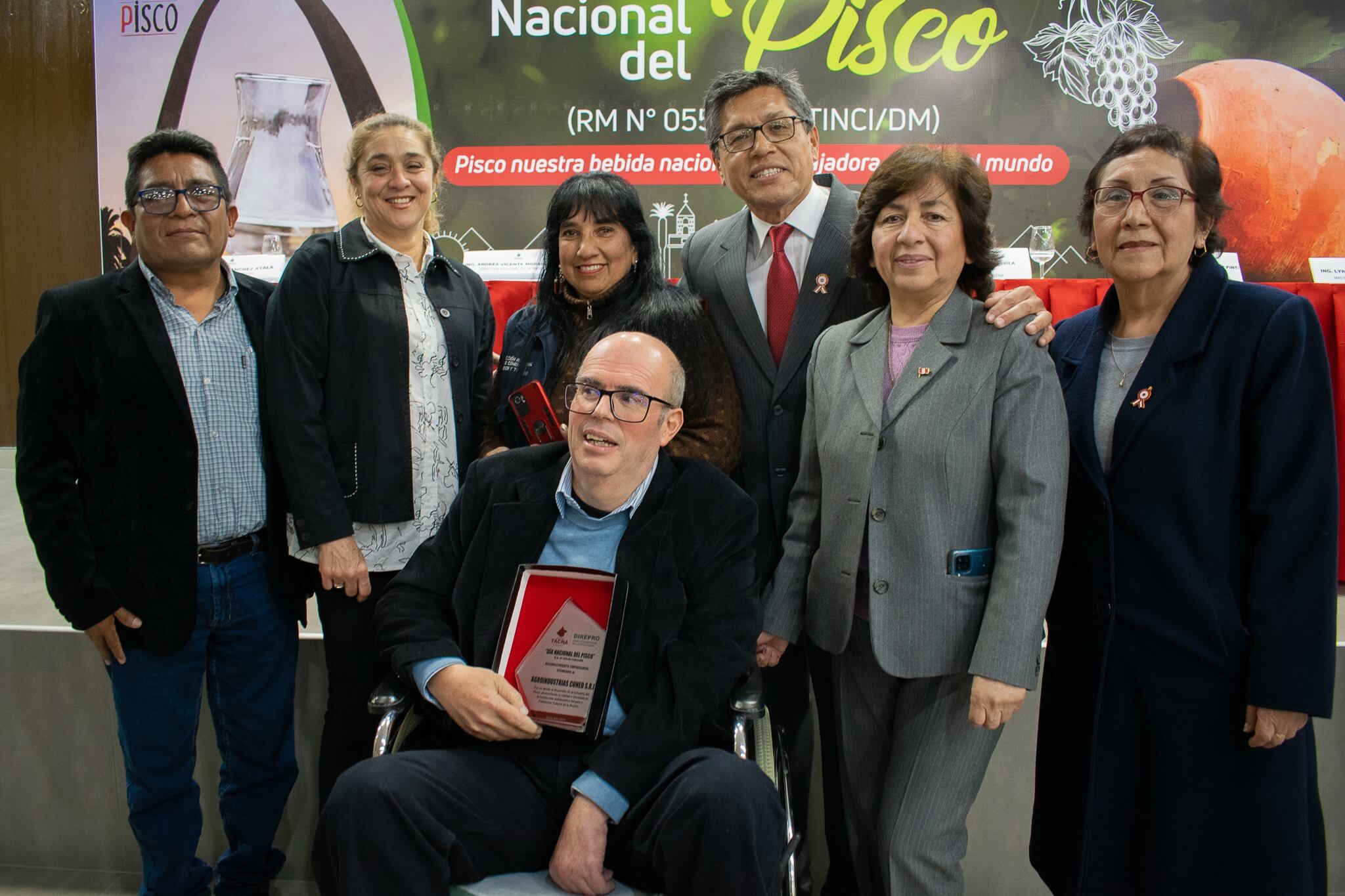 Autoridades y productores conmemoran el Día del Pisco con un brindis y reconocimiento a bodegas locales. (Foto: Difusión)