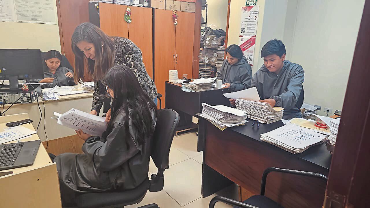 Violencia familiar es uno de los juzgados con más carga. Foto: GEC.