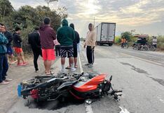 Chiclayo: joven muere tras chocar su motocicleta con camión