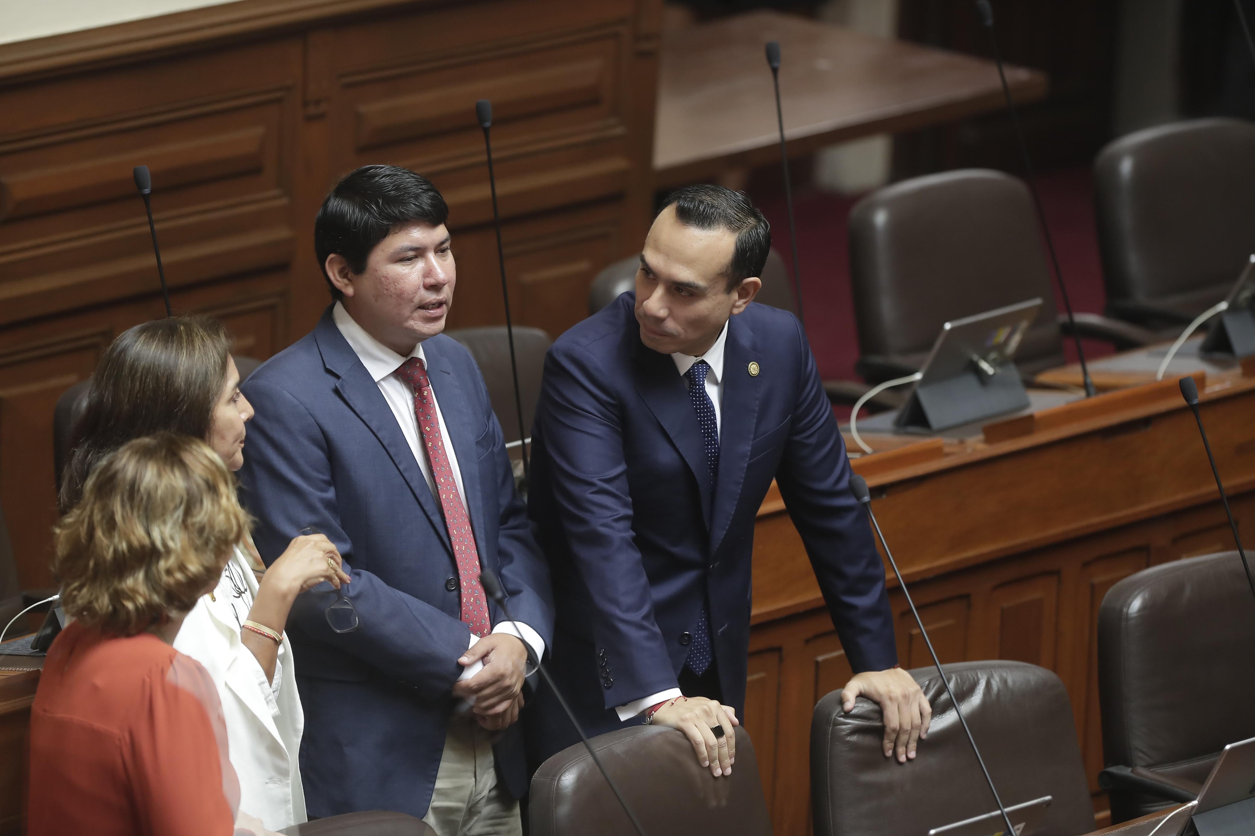 José Williams Zapata dice que no se arrepiente de haber apoyado la censura de José Jerí. Fotos: Hugo Pérez /@photo.gec