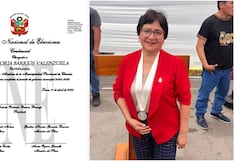 Otorgan credencial a Silvia Barrios para asumir el cargo de alcaldesa provincial de Chincha