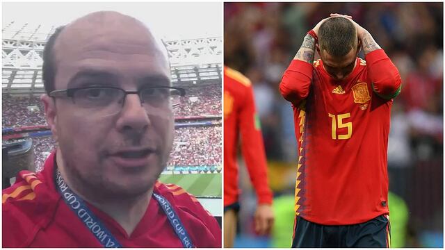Míster Chip sufre la eliminación de España: "Aquí se acaba el sueño que ha terminado en pesadilla"