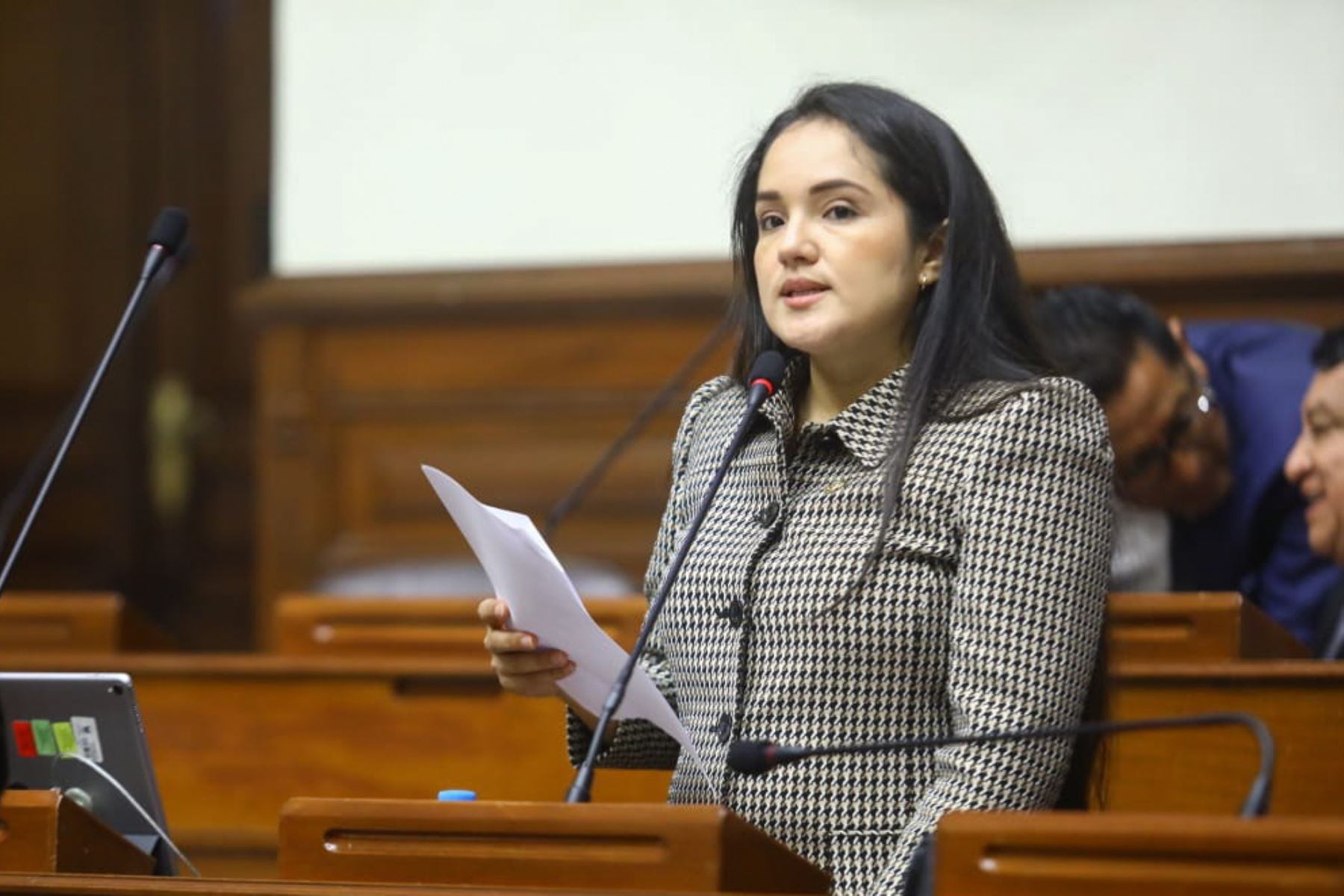Edith Julón, congresistas de APP. (Foto: Andina)