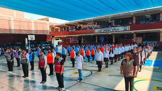 Tacna: Escolares por la cultura preventiva ante riesgos y protección de medio ambiente