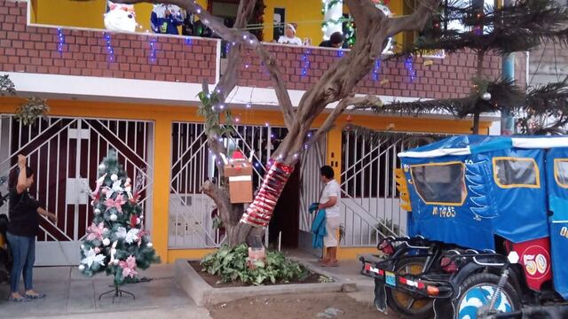 La Libertad: Vecinos de El Porvenir fueron premiados por embellecer vías con motivos navideños