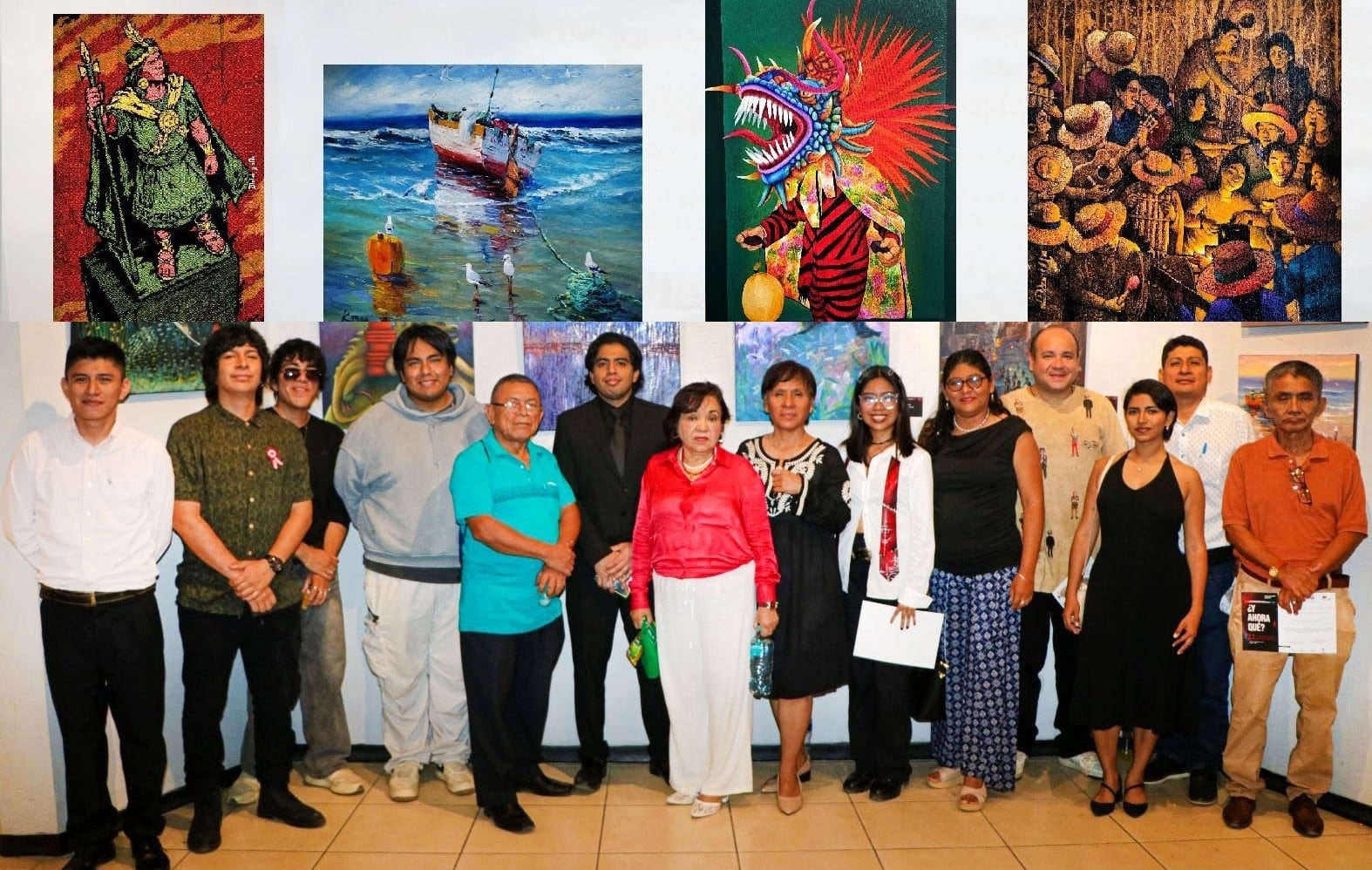 Piuranos presentes en la inauguración de la muestra internacional en Panamá.