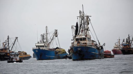 Embarcaciones de la industria pesquera