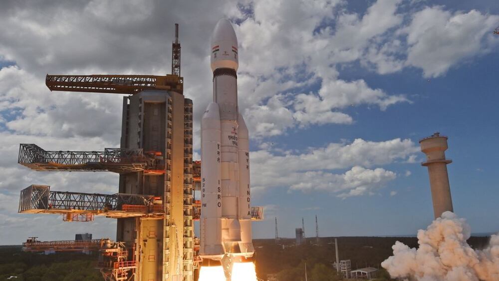 Despegue de la misión espacial Chandrayaan-3