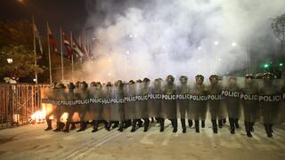 PNP reporta 29 agentes heridos durante protestas en el Centro de Lima