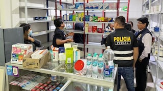 Tacna: Allanan dos boticas clandestinas e incautan sin registro sanitario por S/ 160 mil