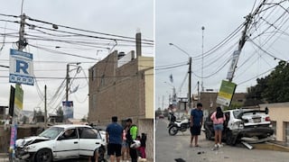 Ica: colectivo choca contra un poste en la Panamericana Sur y deja a un hombre herido en Santiago