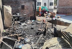 Incendio deja en la calle a humilde familia y a los niños sin útiles escolares