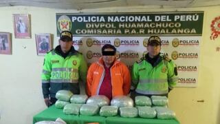 La Libertad: Durante operativo detienen a hombre con 308 kilos de marihuana