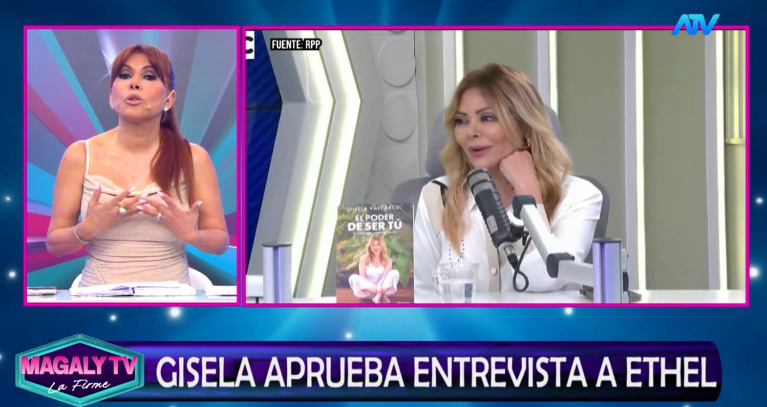 La conductora cuestionó que la presentadora haya promocionado su nuevo libro en otros espacios televisivos.