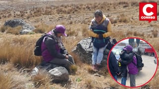 Censistas y chofer de combi fueron hallados sanos y salvos tras horas de desaparición en Jauja