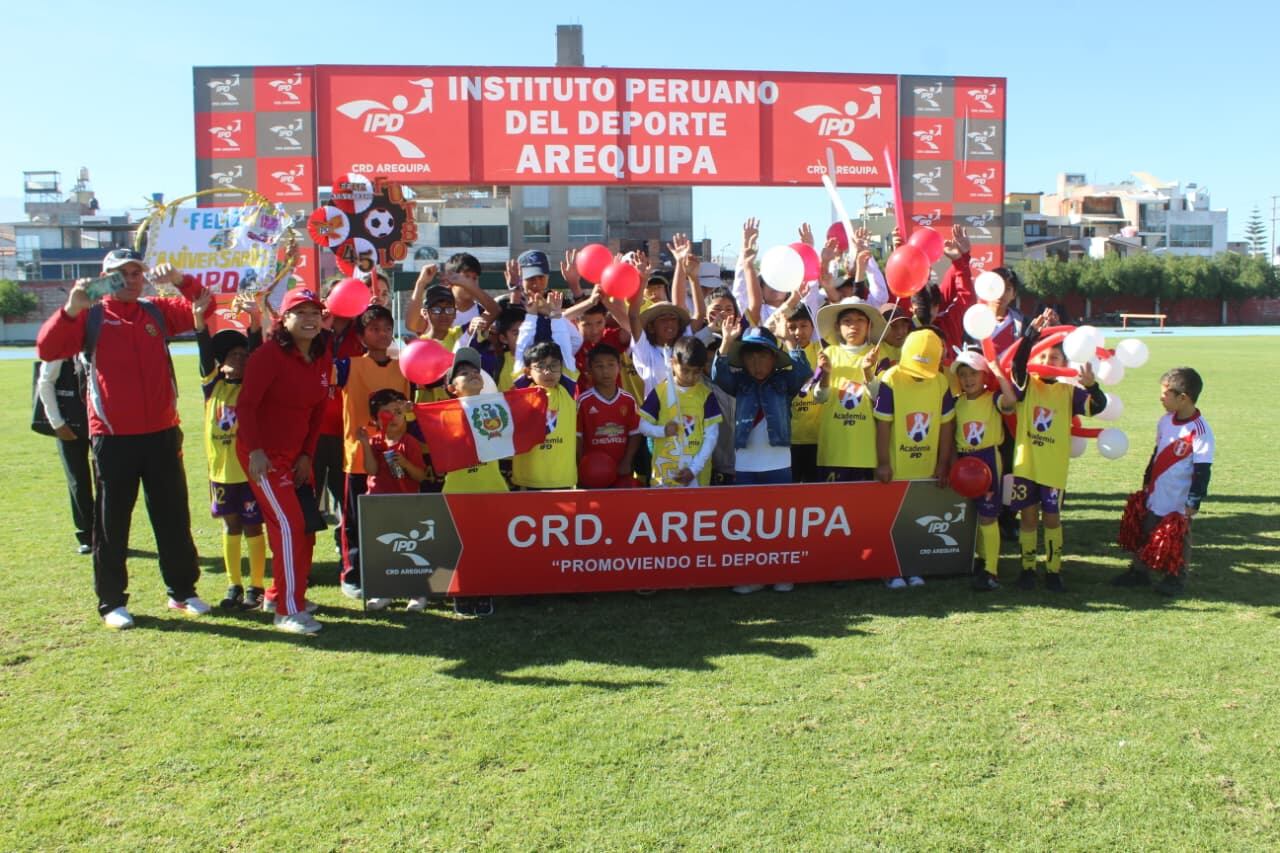 Disciplina de fútbol en el Consejo Regional del Deporte Arequipa. (Foto: Álvaro Figueroa/@photo.gec)