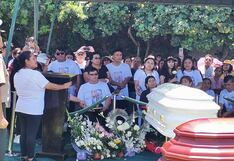 Tragedia en Real Plaza Trujillo: así despidieron a agente policial, su esposa e hija (FOTOS)