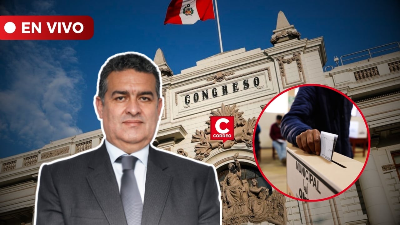 Jefe de la ONPE se presenta ante el Congreso para responder sobre irregularidades en las elecciones. Composición: Diario Correo.