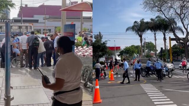 Reportan un herido tras balacera en la Av. Benavides, en Miraflores (VIDEO)