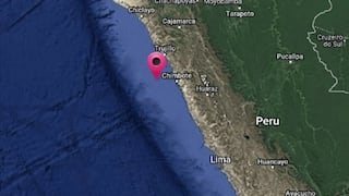 Áncash: temblor de magnitud 3.8 tuvo epicentro en el mar frente a Chimbote