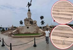 Trujillo: Las gradas del Monumento a la Libertad han cedido