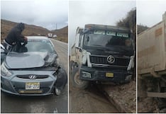 Nasca: cuádruple choque se registró en el kilómetro 70 de la carretera Interoceánica