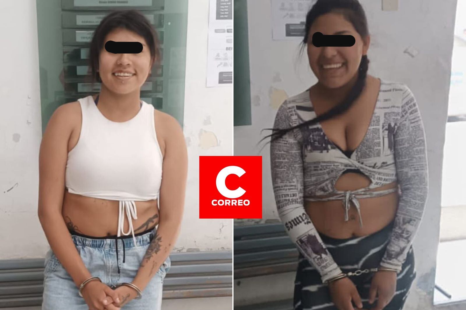 En la última intervención se mostraron sonrientes e impunes ante el hecho delictivo. (Foto: Correo)