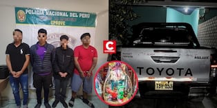 Trujillo: PNP desarticula a ‘Los Grinch de la Navidad’ tras robar camioneta con canastas navideñas. Composición: Diario Correo.