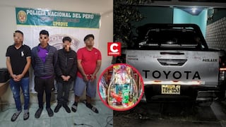 Trujillo: PNP desarticula a ‘Los Grinch de la Navidad’ tras robar camioneta con canastas navideñas