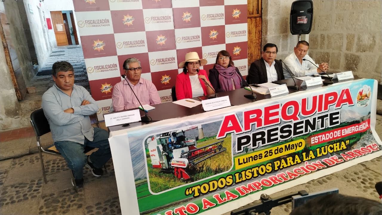 Arroceros de Arequipa anuncian paralización para este lunes 25 de mayo. (Foto: Álvaro Figueroa/@photo.gec)