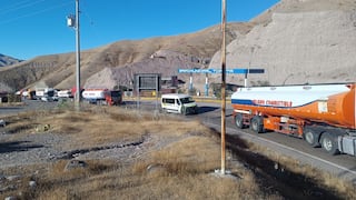 Tacna: Vehículos varados en la carretera Binacional por paro de 48 horas en Moquegua