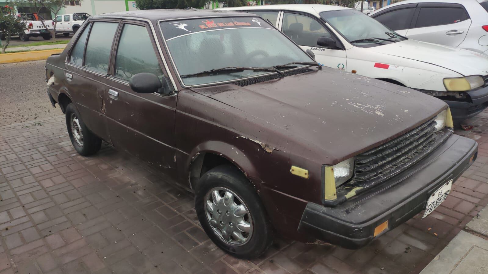 Automóvil utilizado por Félix Valencia para movilizar a la joven de 18 años desde el distrito Alto de la Alianza a Gregorio Albarracín