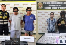 Golpes policiales en Pisco: caen por presunto robo agravado y “Tilín” con más de 400 ketes de PBC