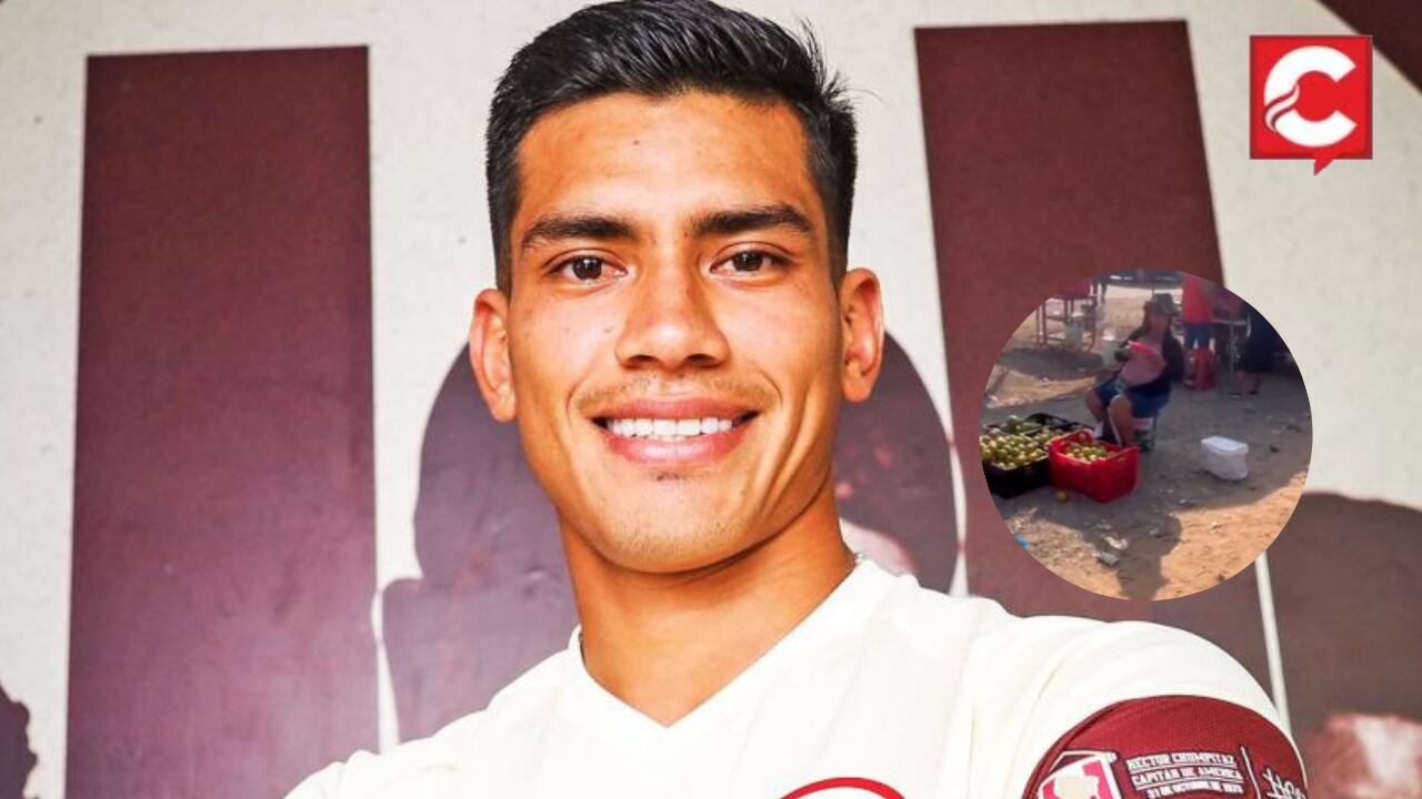 José Rivera visitó de sorpresa a sus padres que venden frutas