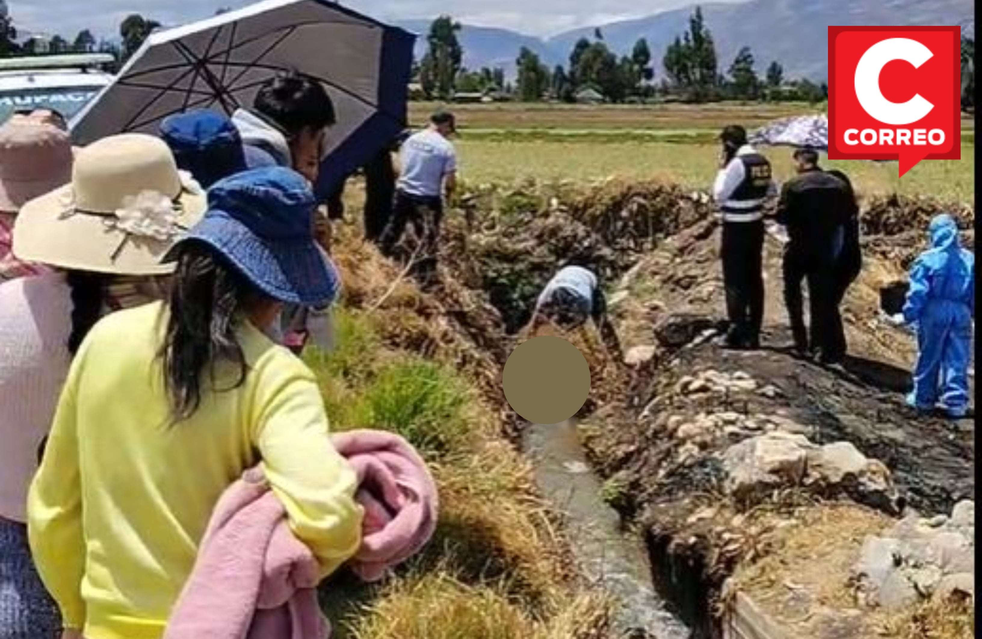 En canal de riego de Chupaca hallan cadáver de anciana