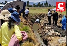 En canal de riego de Chupaca hallan cadáver de anciana