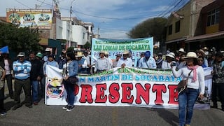 Con anuncio de marcha, logran que Cerro Verde cumpla promesa de entregar adoquines en Socabaya