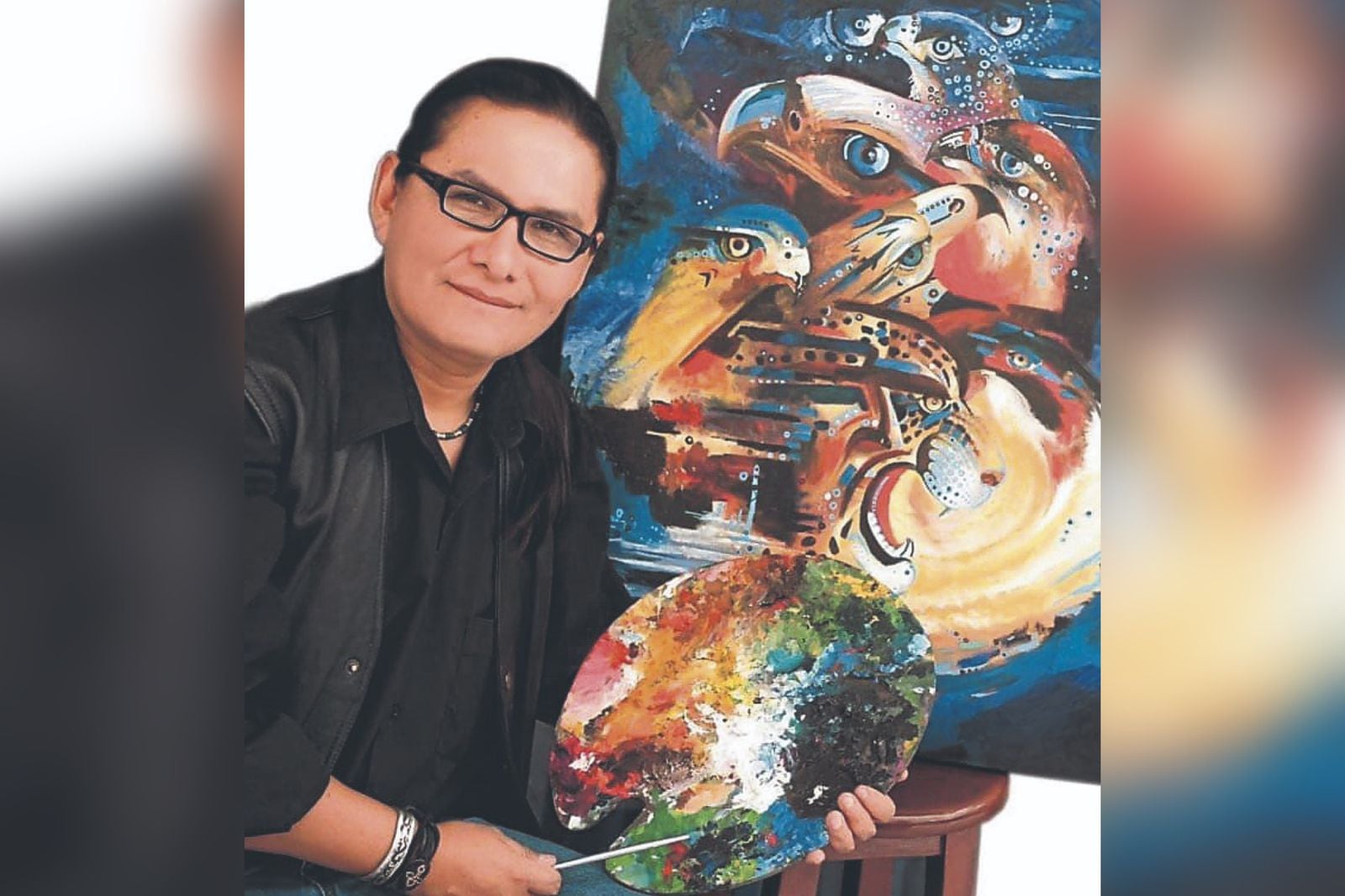 Sus estudios universitarios en la Universidad Nacional de San Agustín. Escuela de Artes Plásticas: Ecole Dart Vaas Nice en Francia. (Foto: Cortesía)