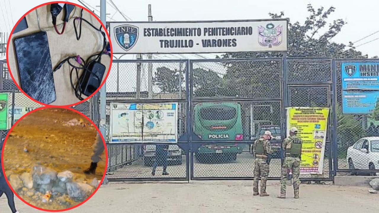 Los agentes del INPE también hallaron dos botellas plásticas con marihuana en la zona conocida como “tierra de nadie”.