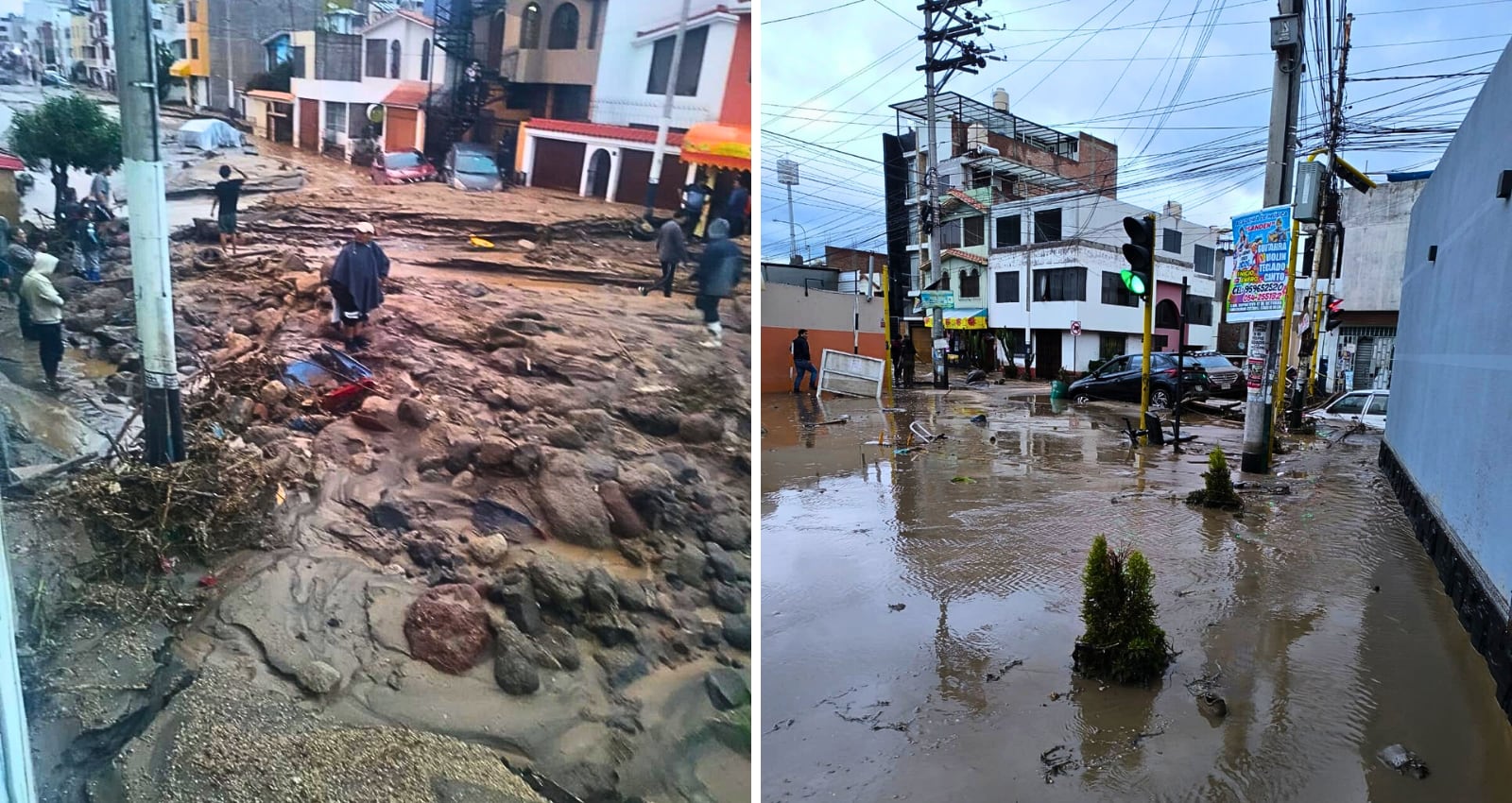Evalúan apoyo del Ejército tras daños por activación de torrenteras en Arequipa. Foto: GEC.