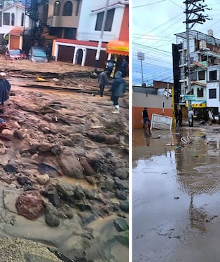 Evalúan apoyo del Ejército tras daños por activación de torrenteras en Arequipa. Foto: GEC.