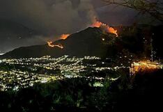 Incendio forestal se sale de control en Quillabamba - Cusco (FOTOS)
