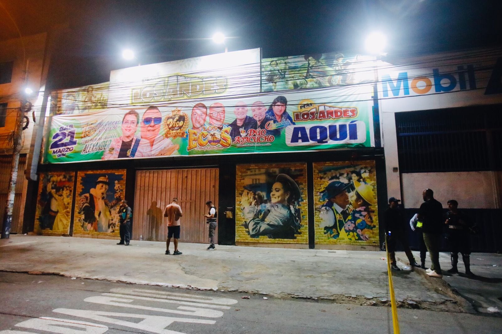 El atentado ocurrió durante el aniversario artístico de Alexander Carrasco y estaría vinculado a presuntas extorsiones. (Fotos: César Grados/GEC)