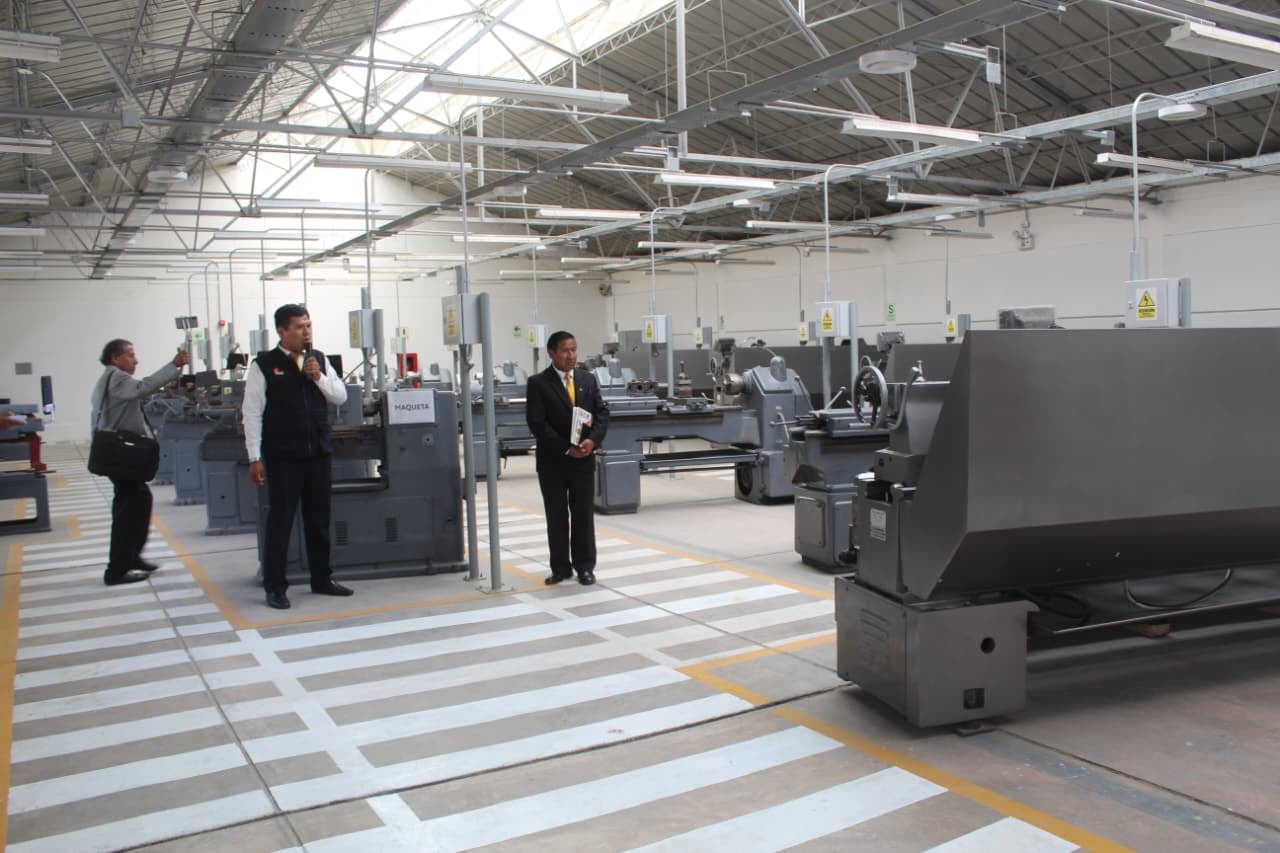 Equipamiento del Instituto de Educación Superior Tecnológico (IESTP) Pedro P. Díaz, en Arequipa. (Foto: Álvaro Figueroa/@photo.gec)