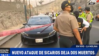 Asesinan a balazos a dos hombres en el interior de un vehículo en el cerro Centinela, en La Molina