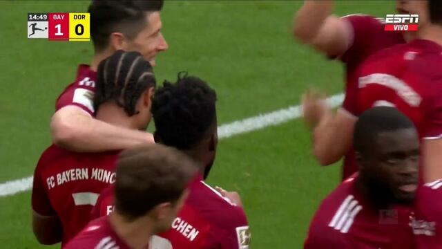 Bayern Múnich vs. Borussia Dortmund: Gnabry convierte el 1-0 en el partido de Bundesliga (VIDEO)