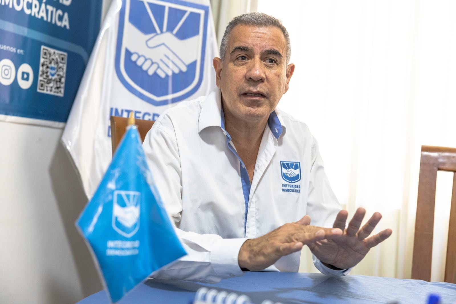 Wolfgang Grozo es candidato presidencial del partido Integridad Democrático. (Foto: Rafael Cornejo/GEC)